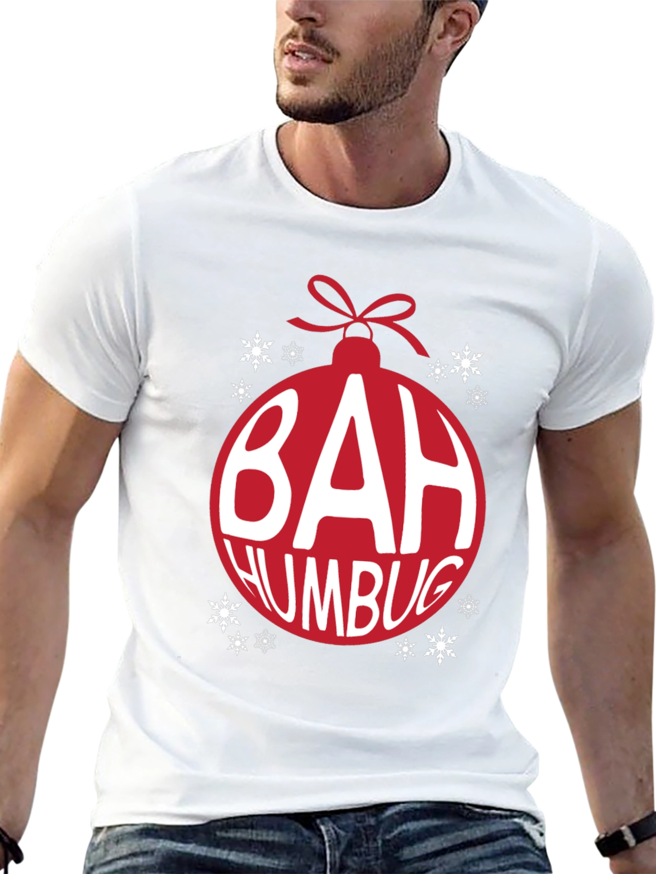 Bah Humbug Christmas Ornament T-Shirt