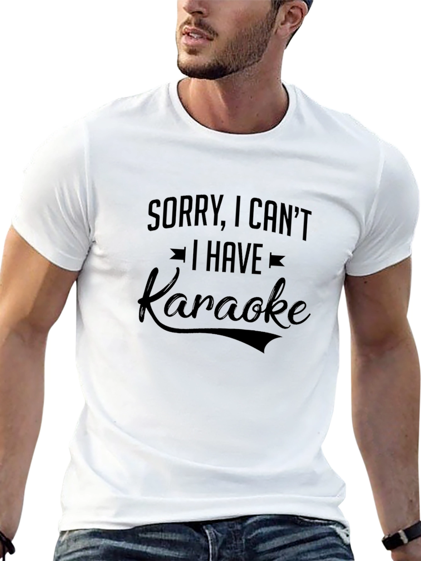 Karaoke T-Shirt - Sorry I Cant
