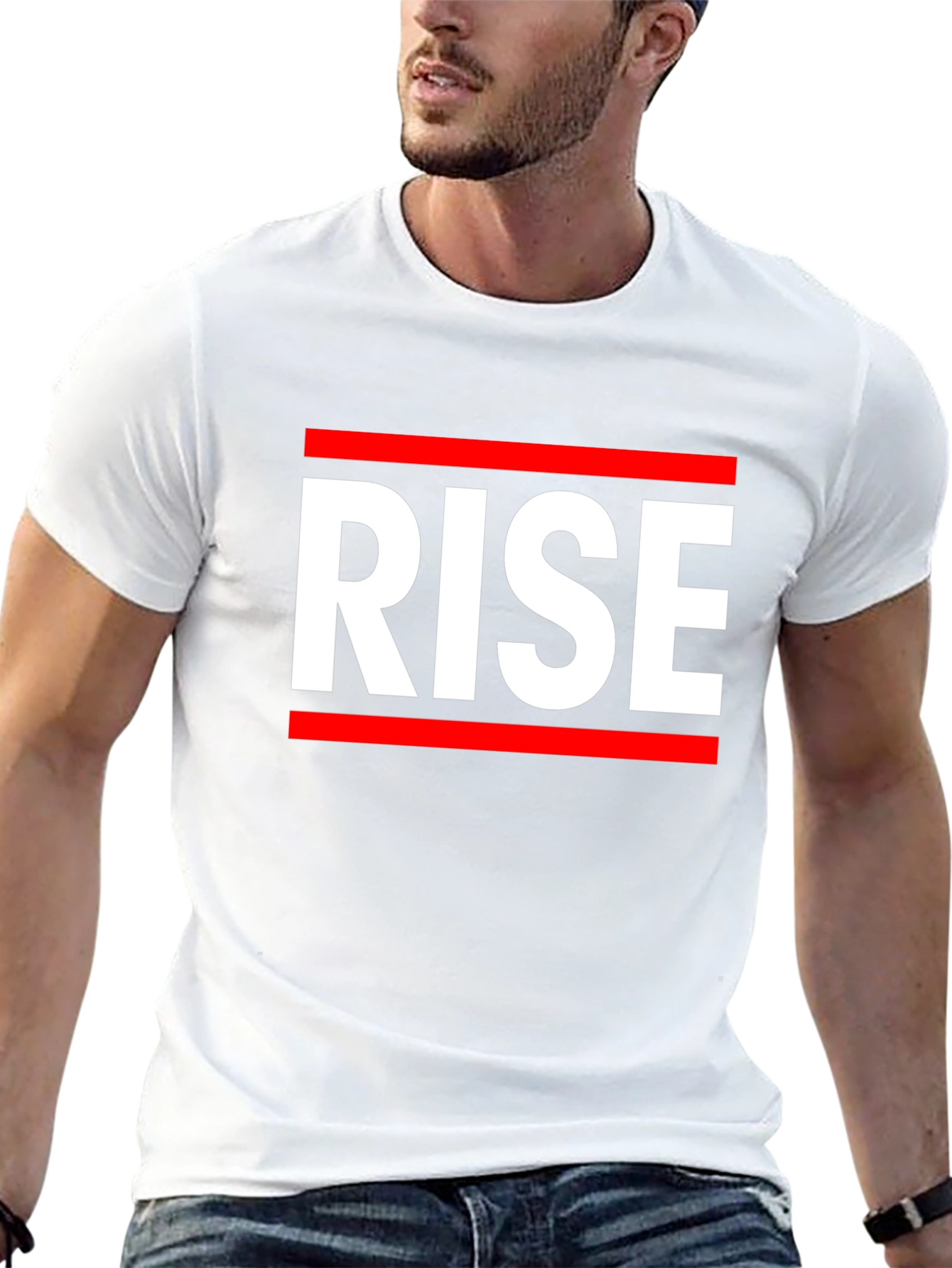 RISE Graphic Tee - Bold Statement T-Shirt