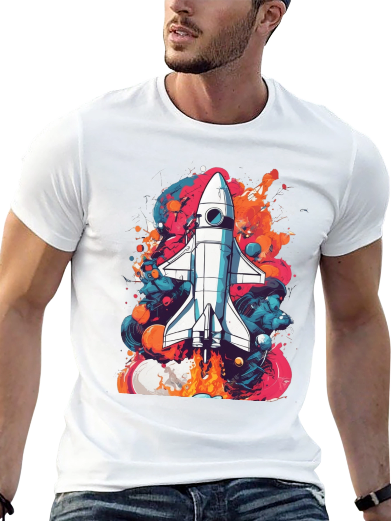 Rocket Launch Graphic Tee