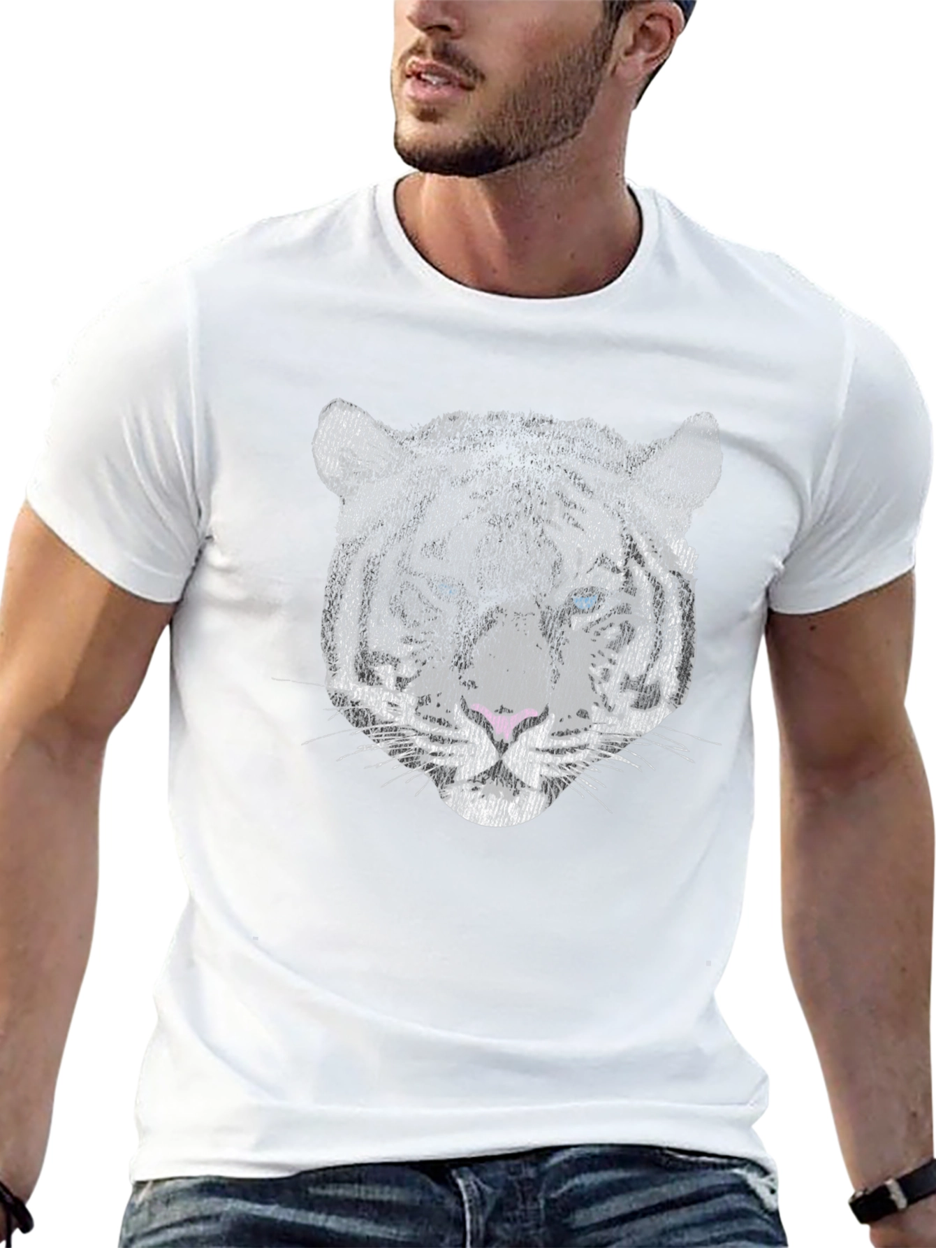 Black Tiger Graphic Tee