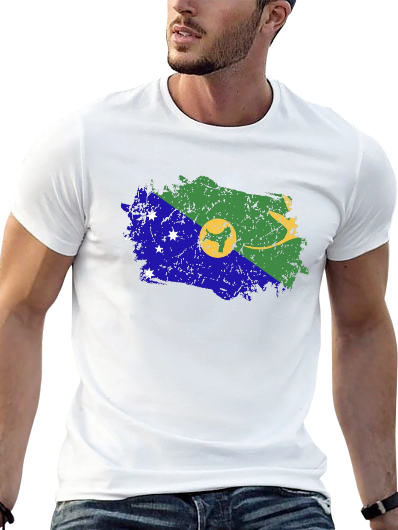 Christmas Island Flag Graphic T-Shirt