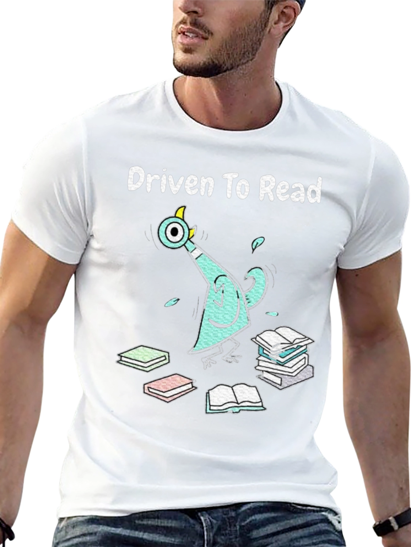 Driven to Read Pigeon Graphic Tee