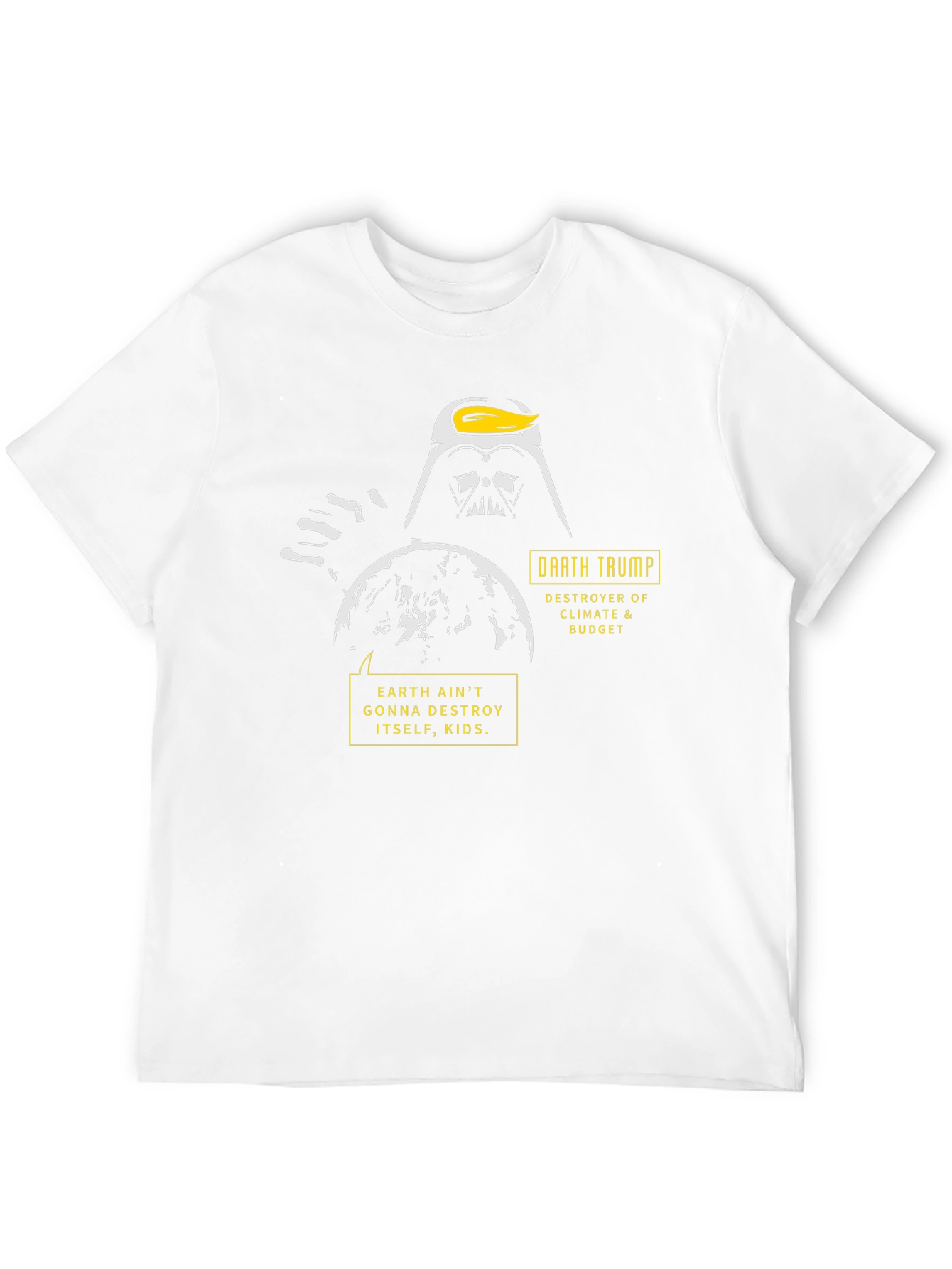 Darth Trump T-Shirt Political Climate Budget Humor Tee