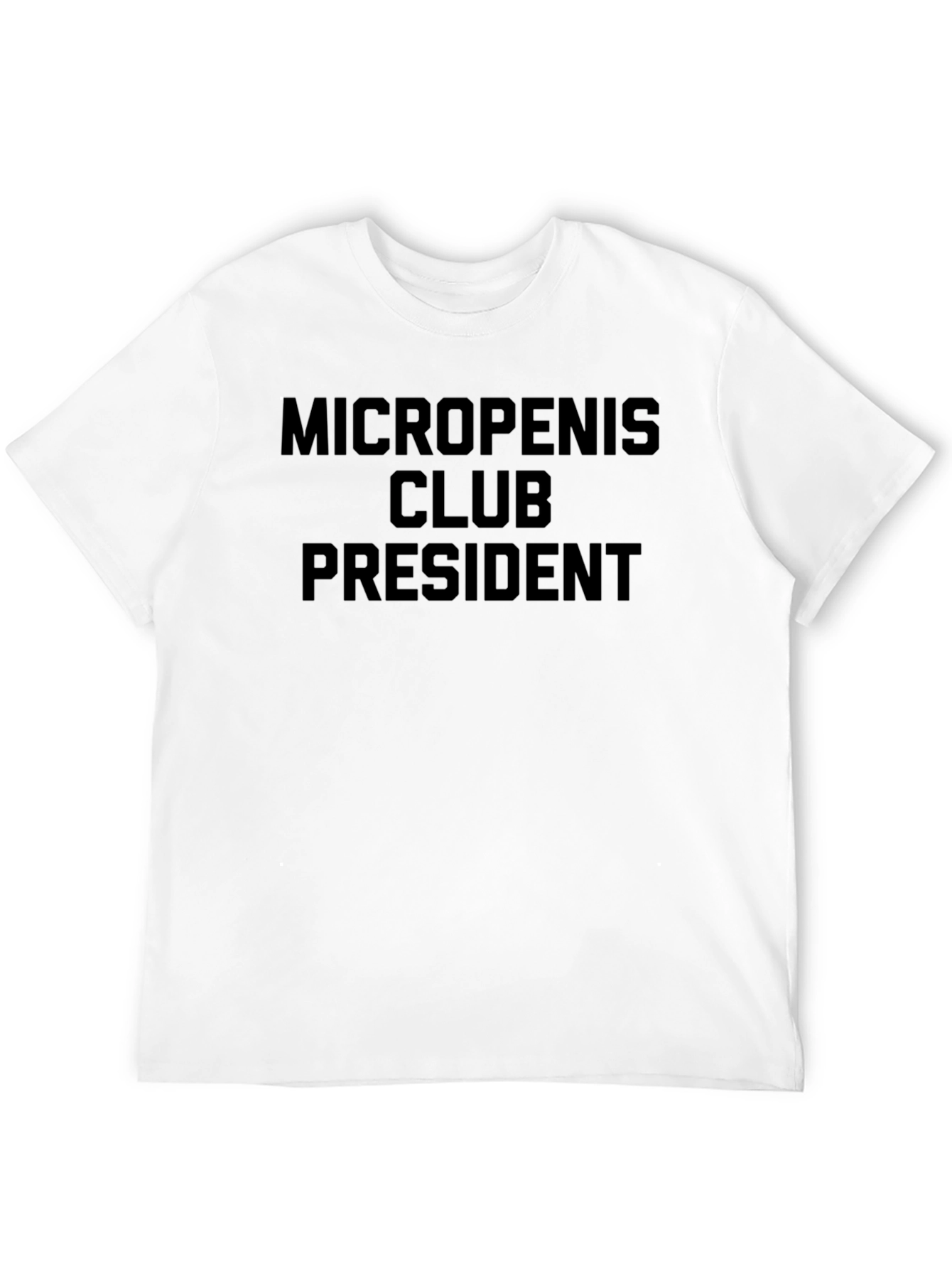 Micropenis Club President Black T-Shirt