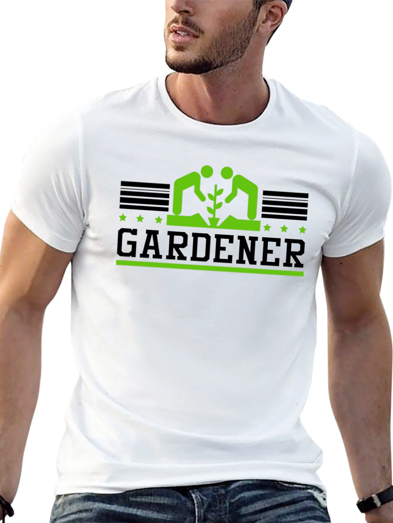 Gardener Graphic T-Shirt - Black