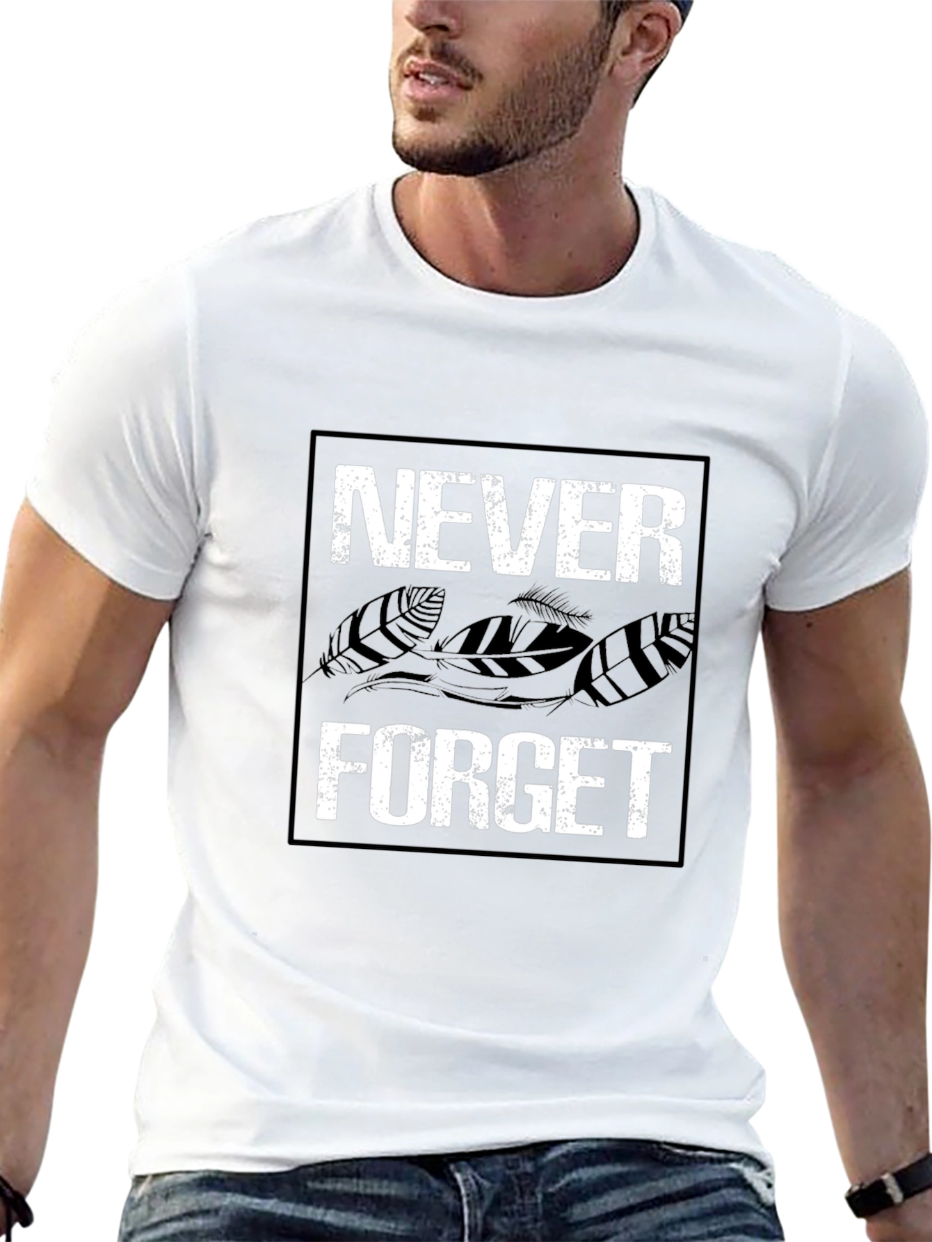Never Forget Graphic Tee - Black T-Shirt