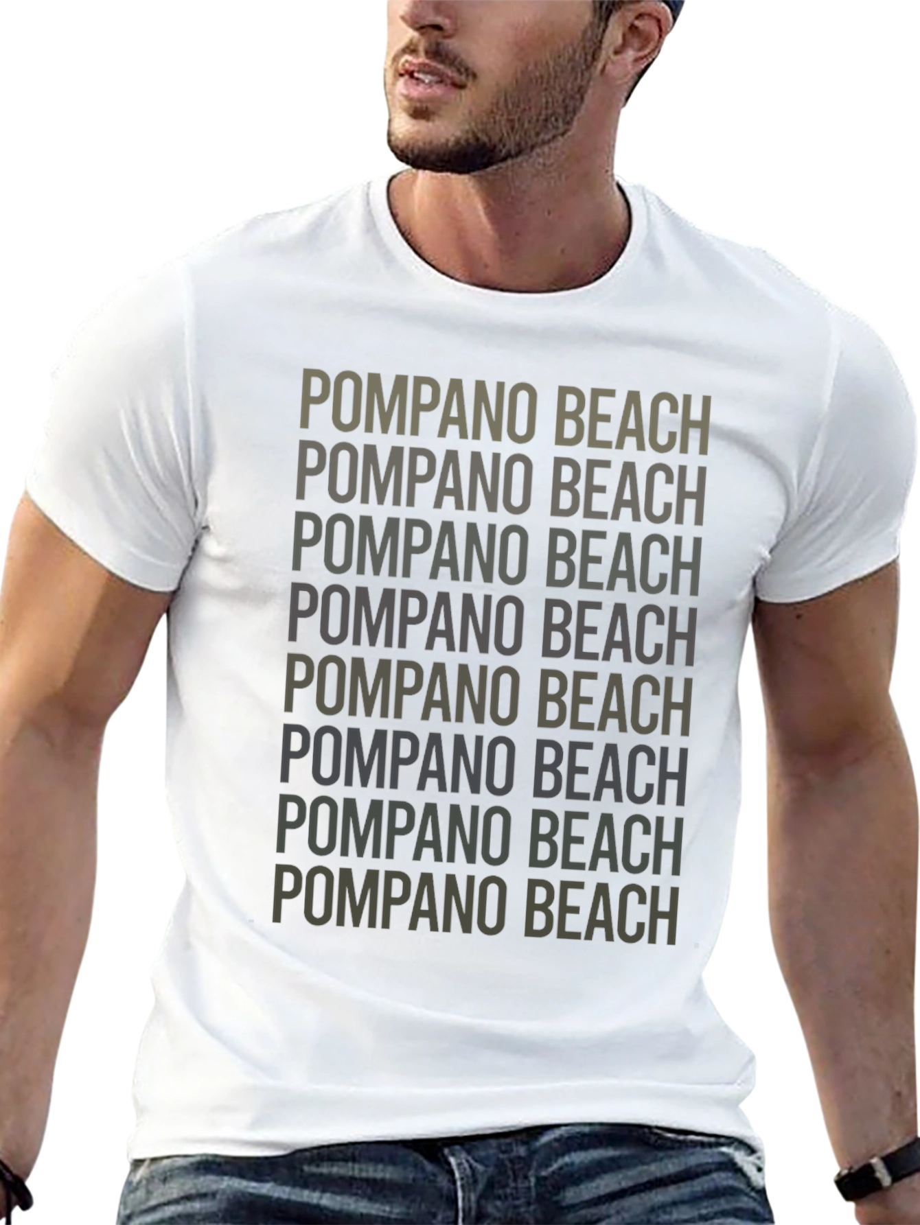 Pompano Beach Graphic Tee - Stylish City Pride Shirt