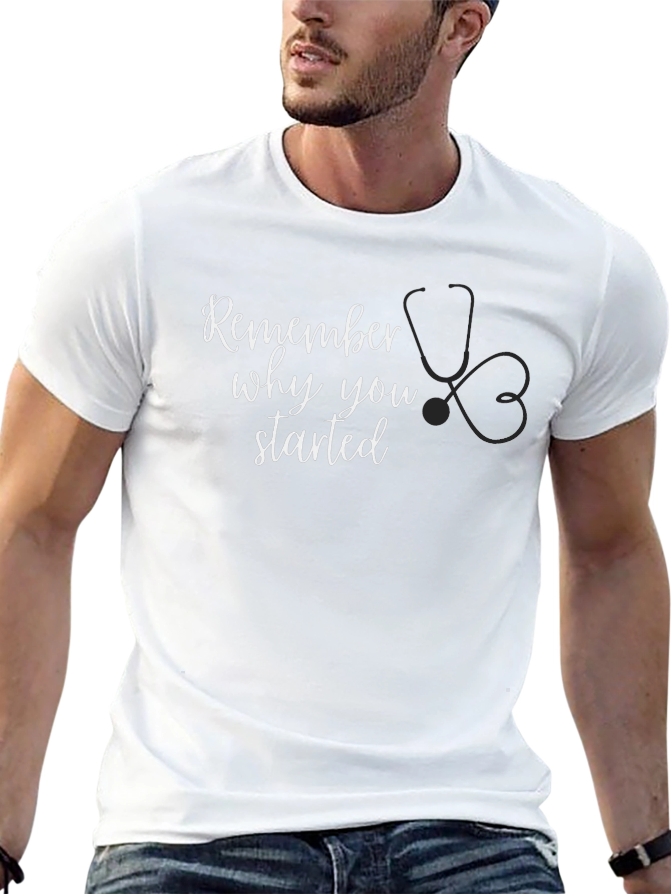 Remember Why You Started - Black T-Shirt