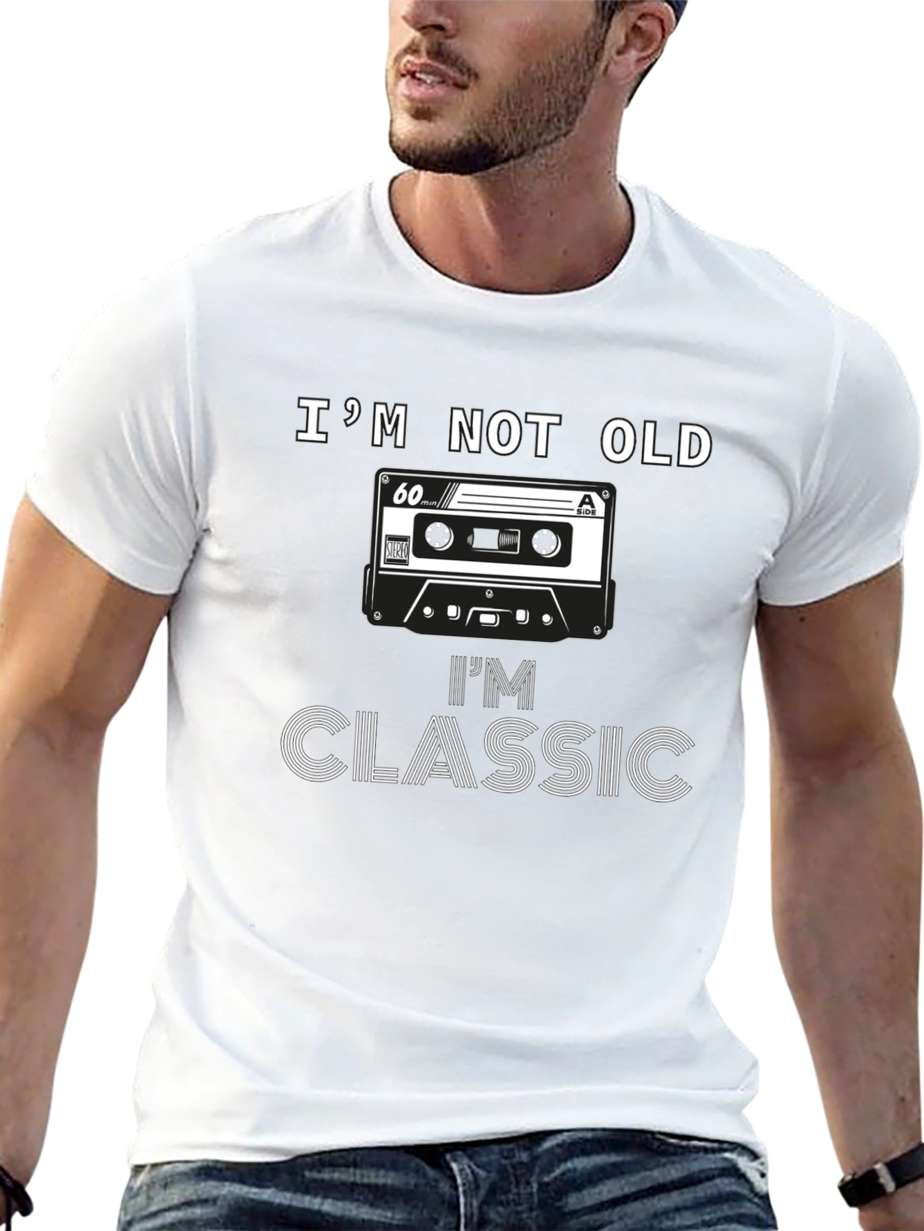 Im Not Old Im Classic Cassette Tape T-Shirt