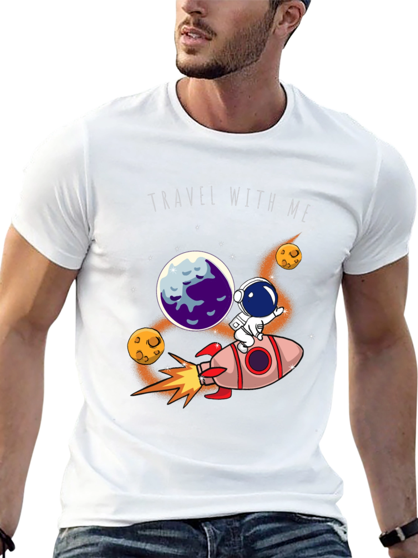 Travel With Me Space T-Shirt