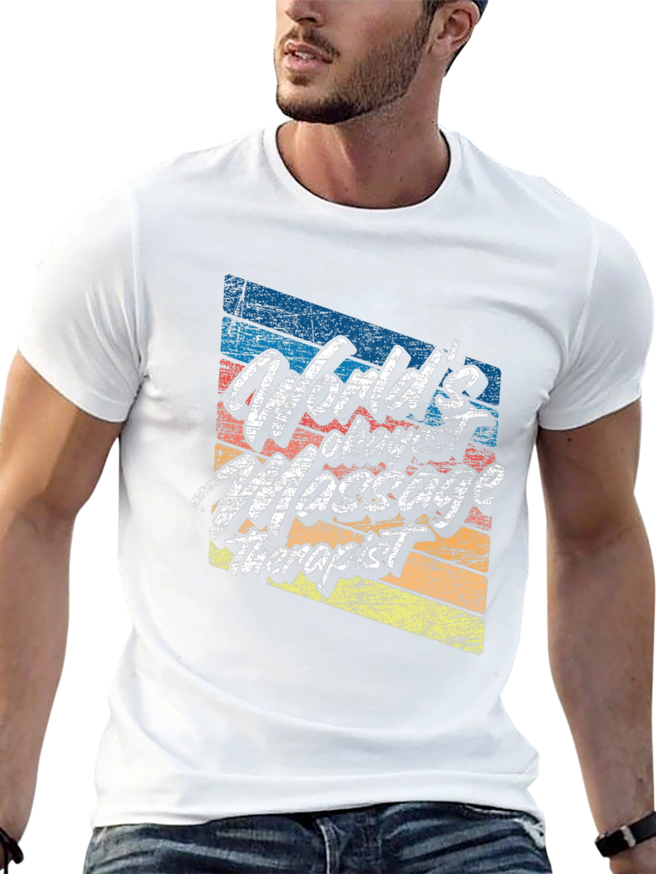 Massage Therapist Retro T-Shirt