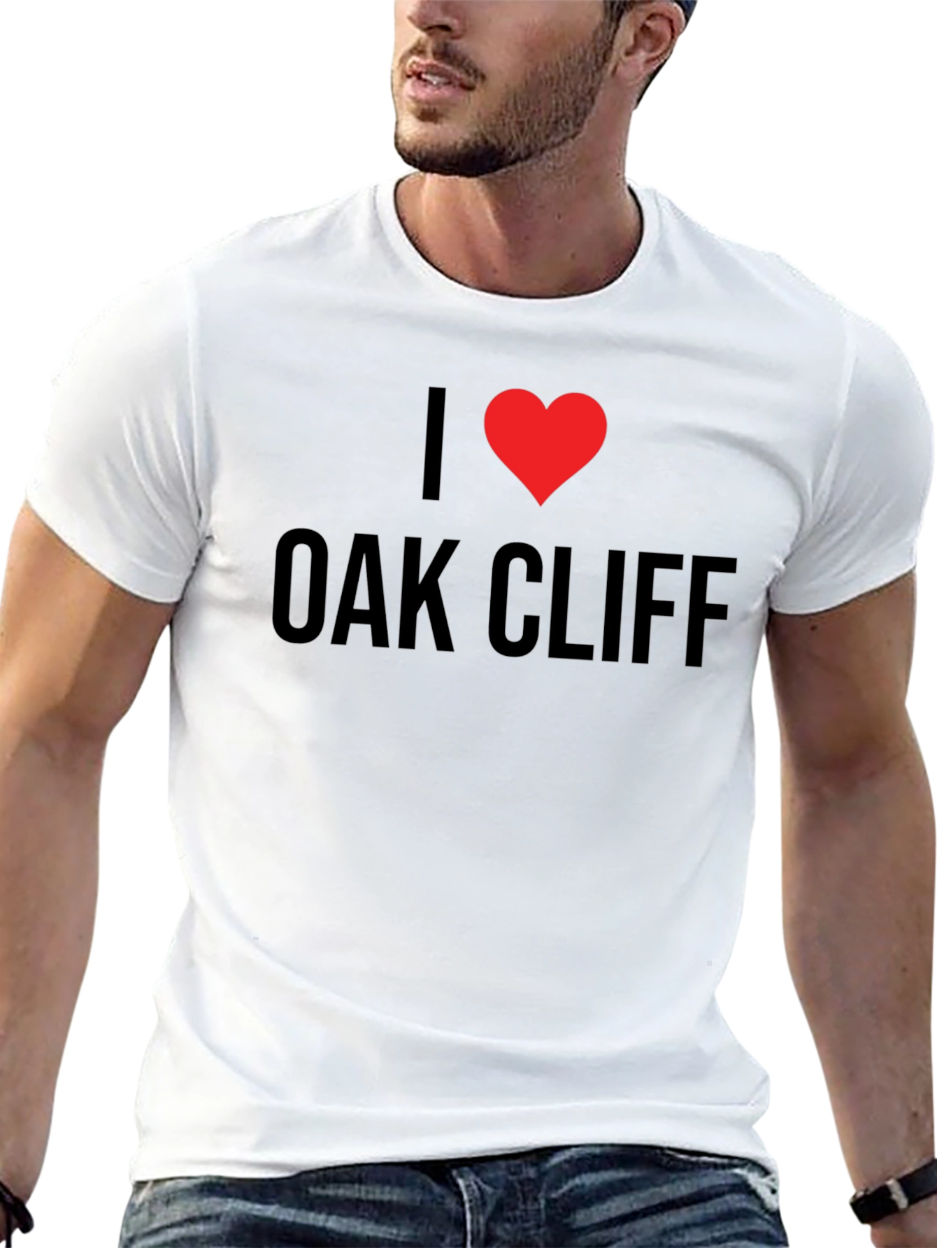 I Heart Oak Cliff Black T-Shirt