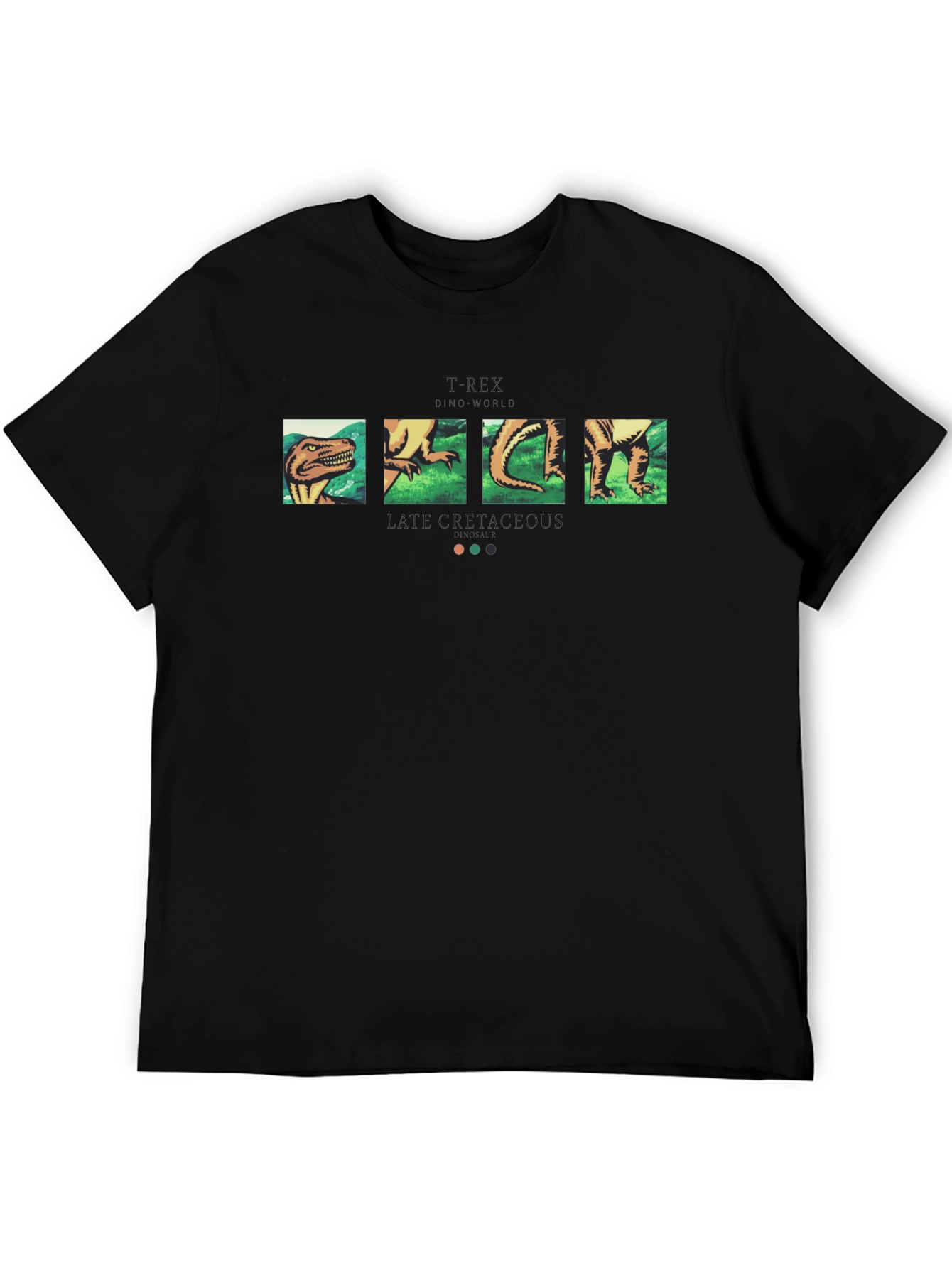 Dino T-Rex Black T-Shirt