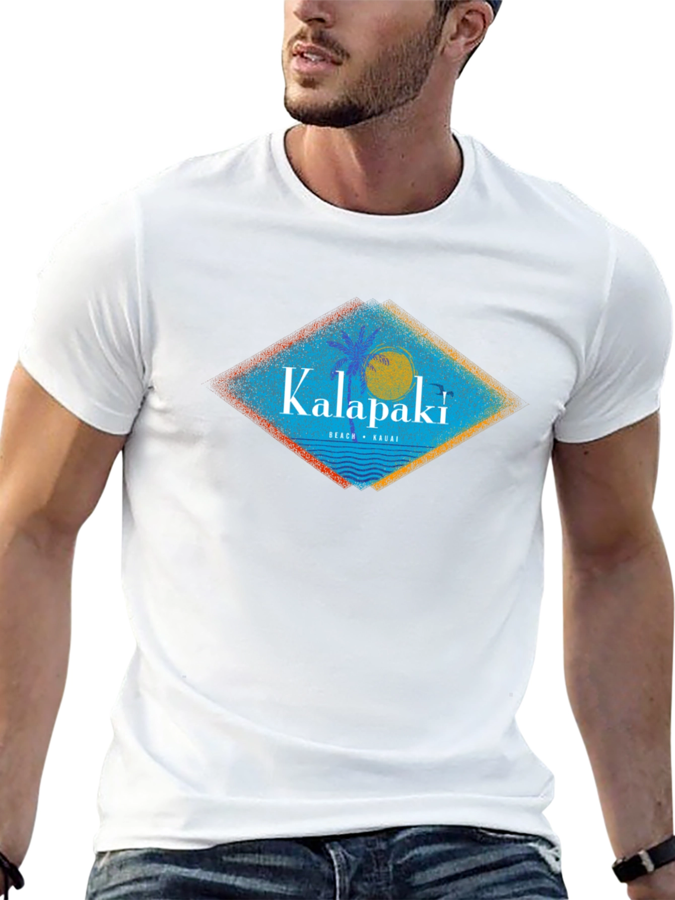 Kalapaki Beach Kauai Graphic T-Shirt