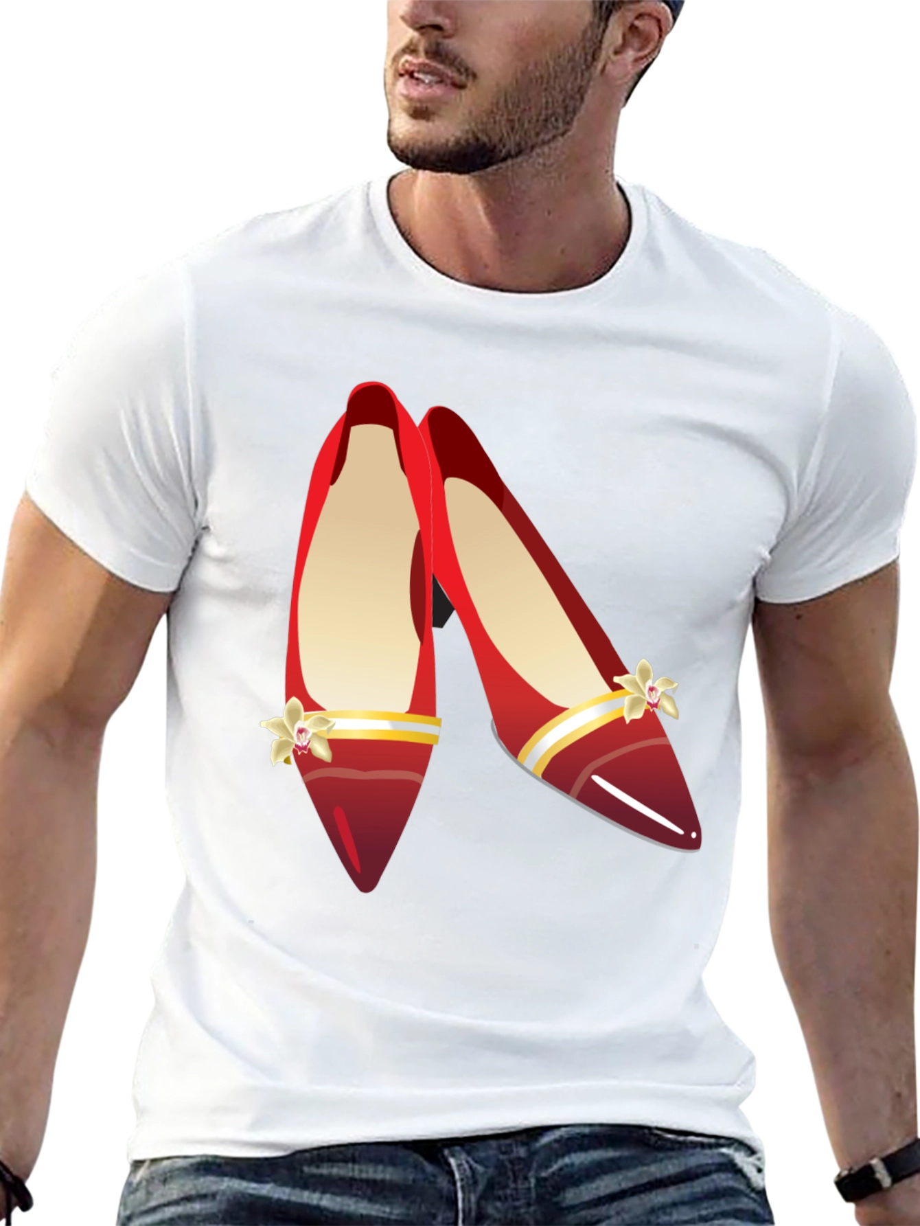 Red Shoe Graphic T-Shirt