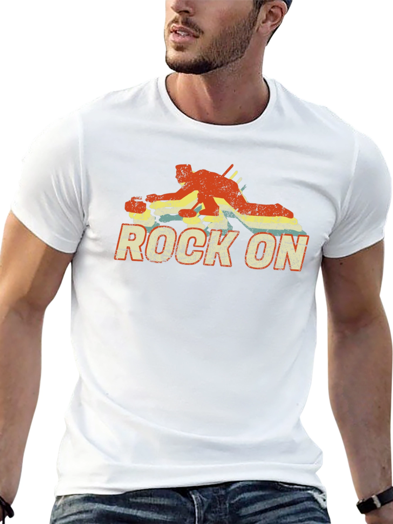 Rock On Billiards Graphic Tee - Black