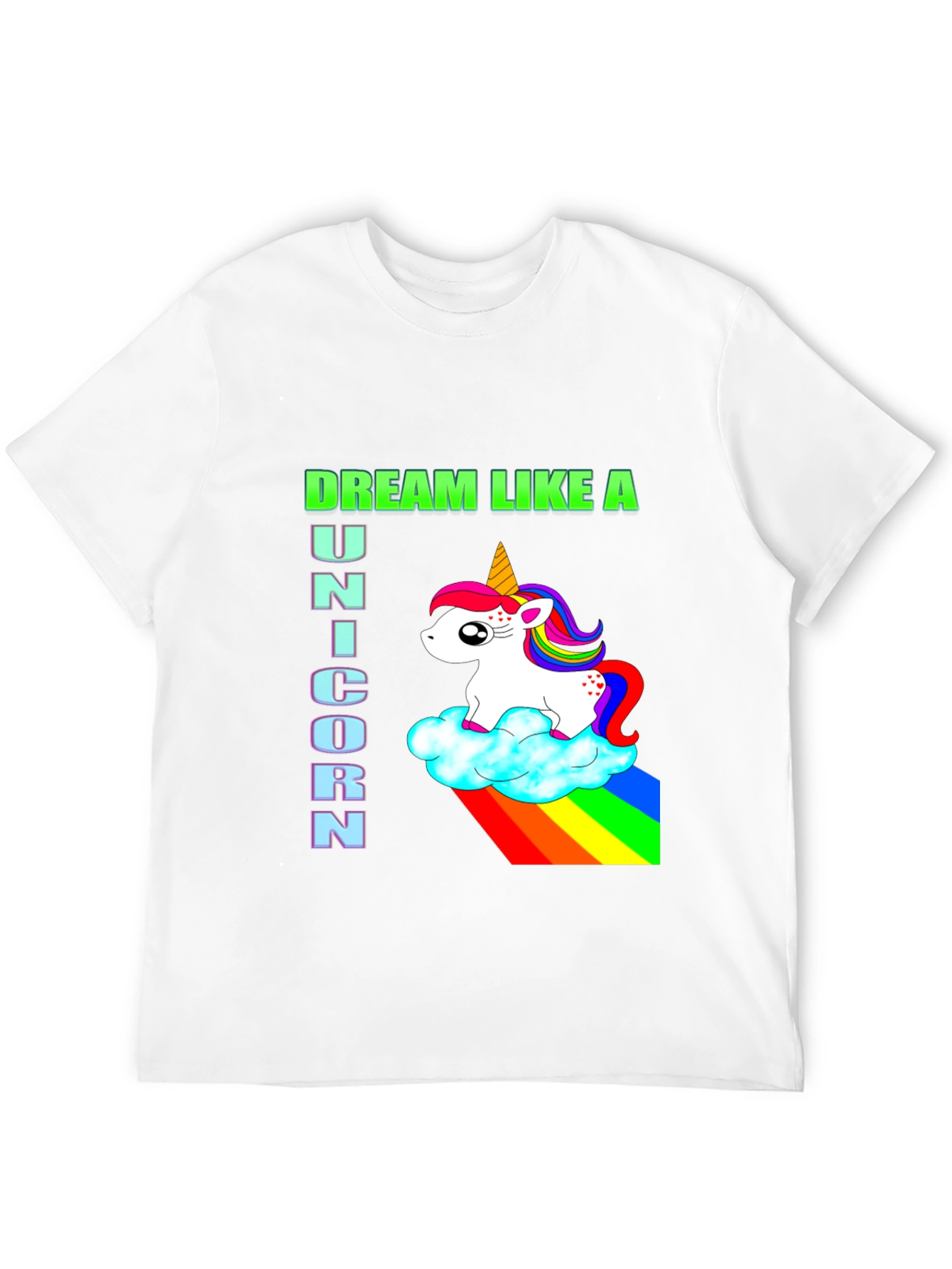 Dream Like a Unicorn Black T-Shirt