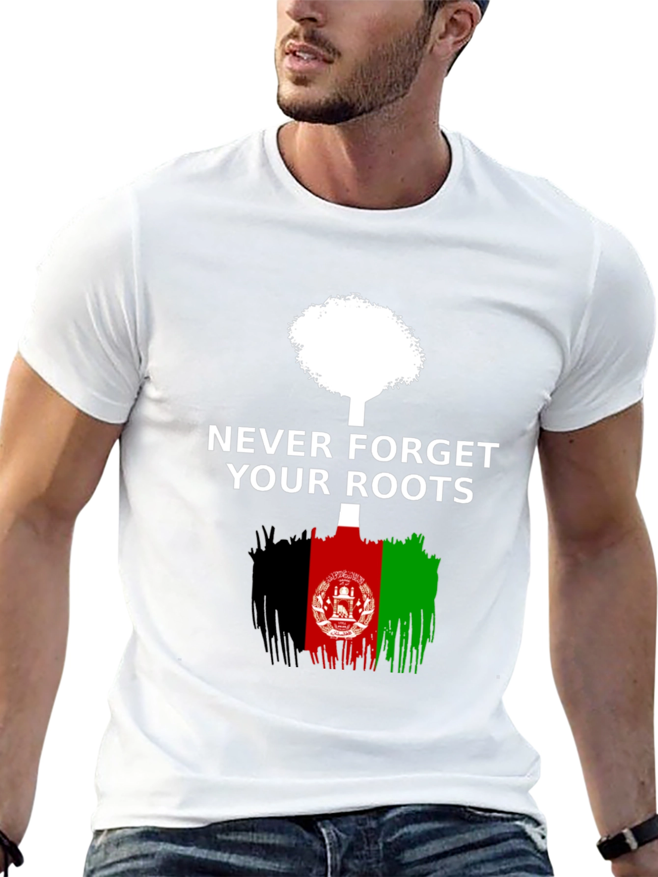 Never Forget Your Roots Afghanistan T-Shirt
