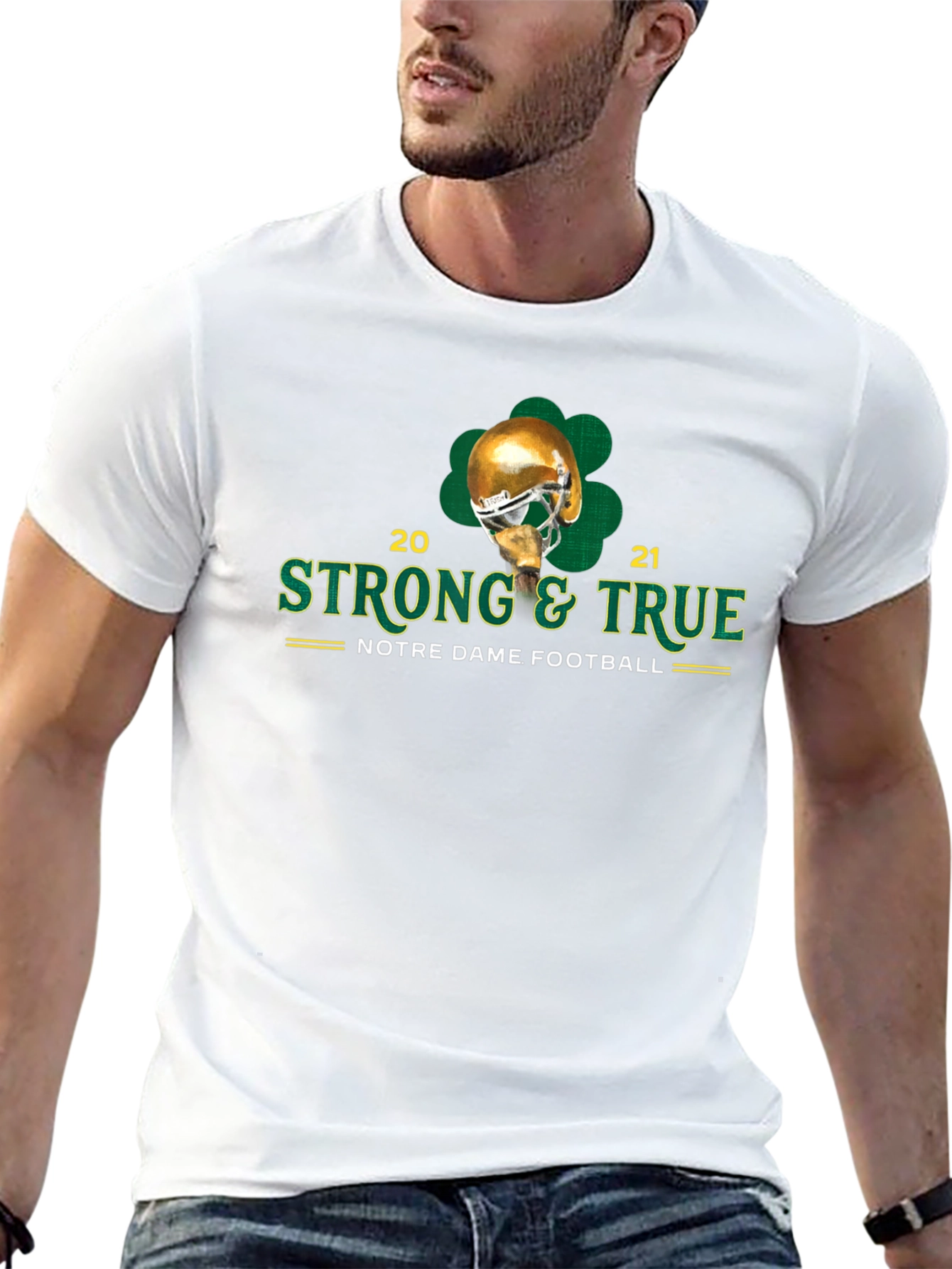 Notre Dame Football Strong & True T-Shirt