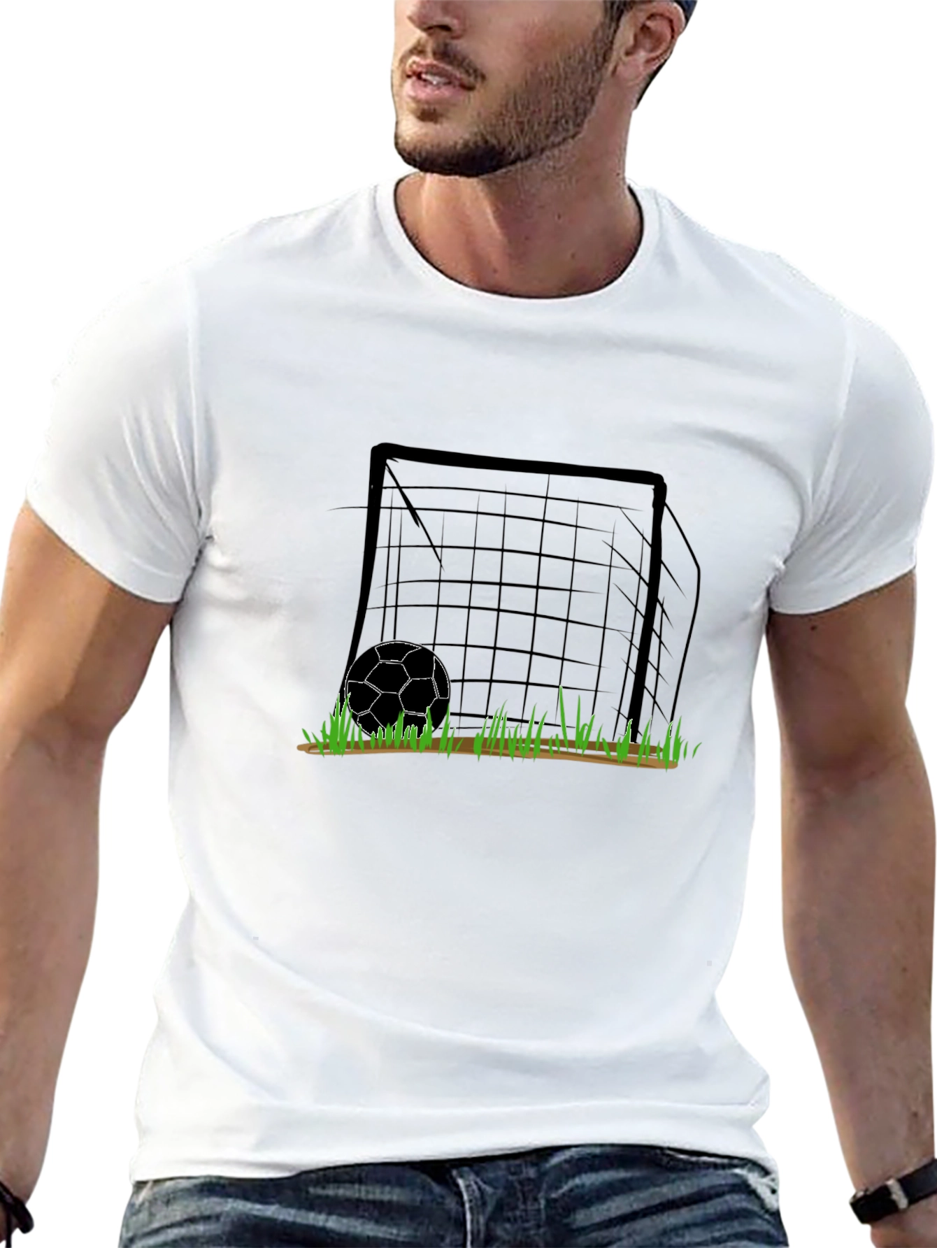 Soccer Goal Graphic T-Shirt