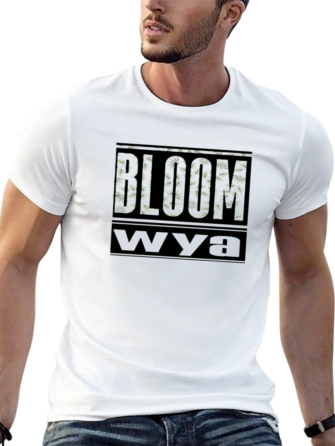 Bloom Wya Black Graphic Tee