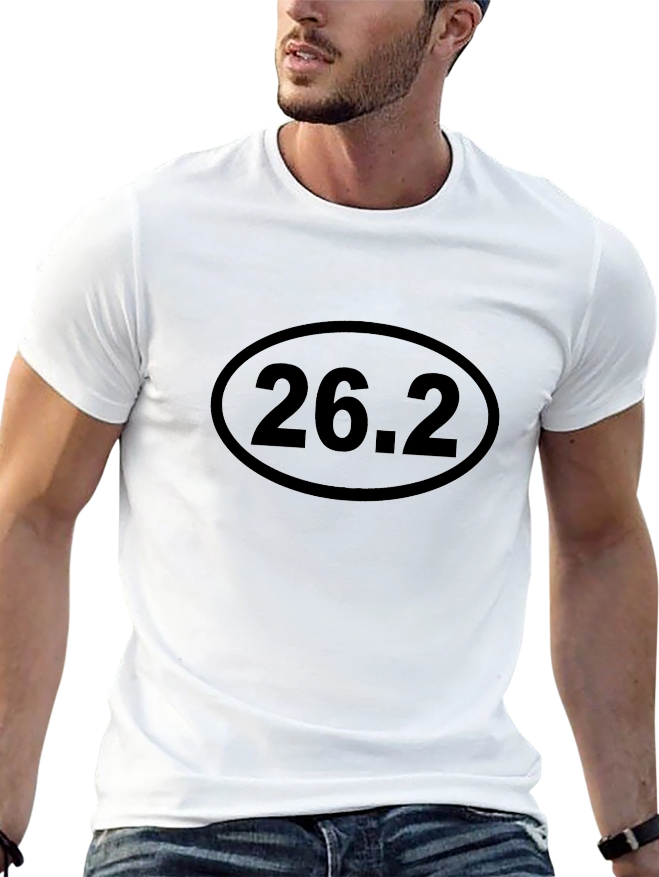Marathon 26.2 Oval Graphic Tee - Black