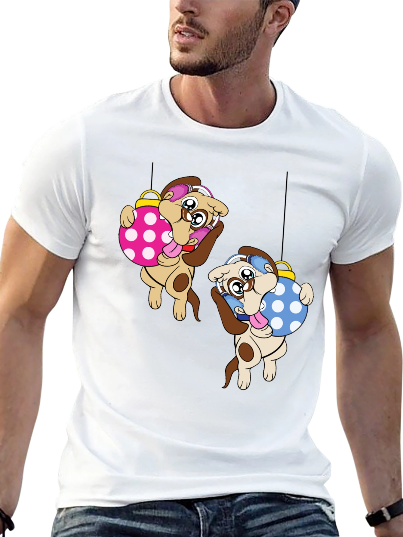 Cute Dog Christmas Ornament T-Shirt