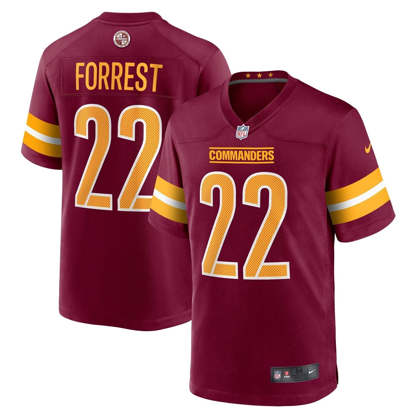 Darrick Forrest Washington Commanders Nike Game   Jersey - Burgundy