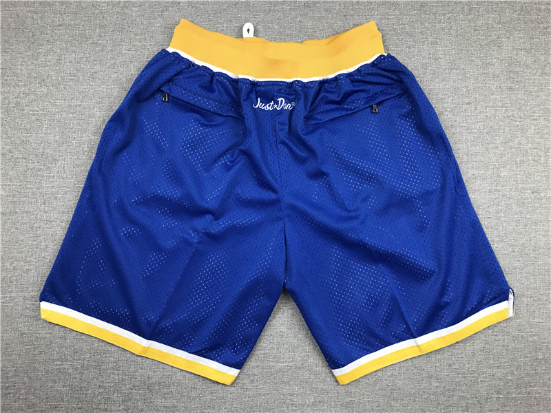 Men's Indiana Pacers Blue Basketball Shorts1