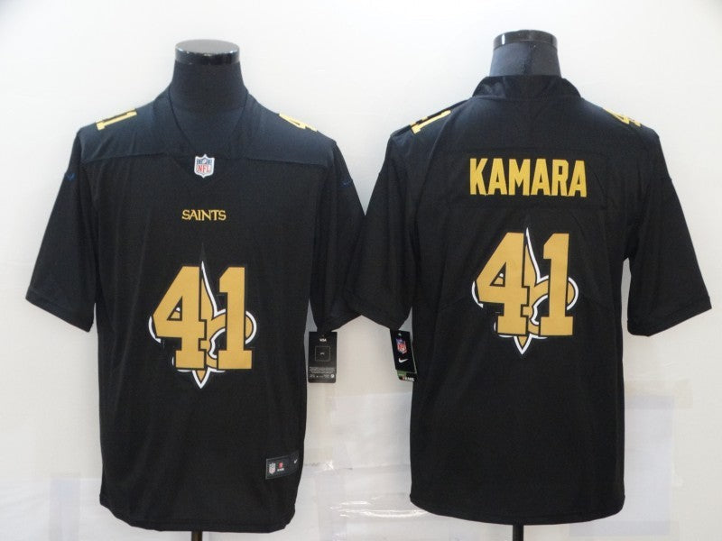 Men's New Orleans Saints #41 Alvin Kamara Black Player Jerseys