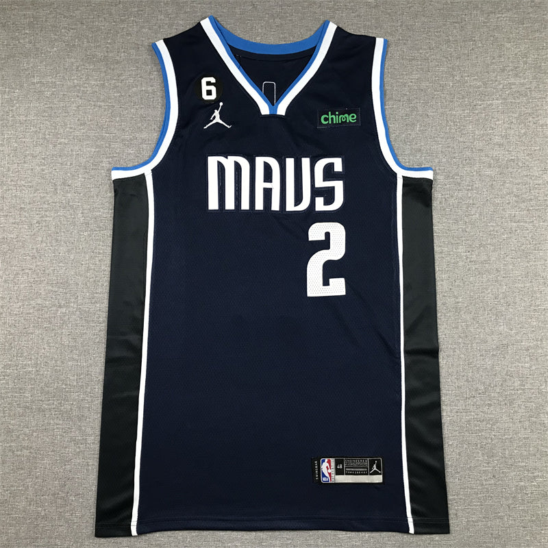 Men's Dallas Mavericks Kyrie Irving #2 Navy 2022/23 Statement Edition Swingman Jerseys