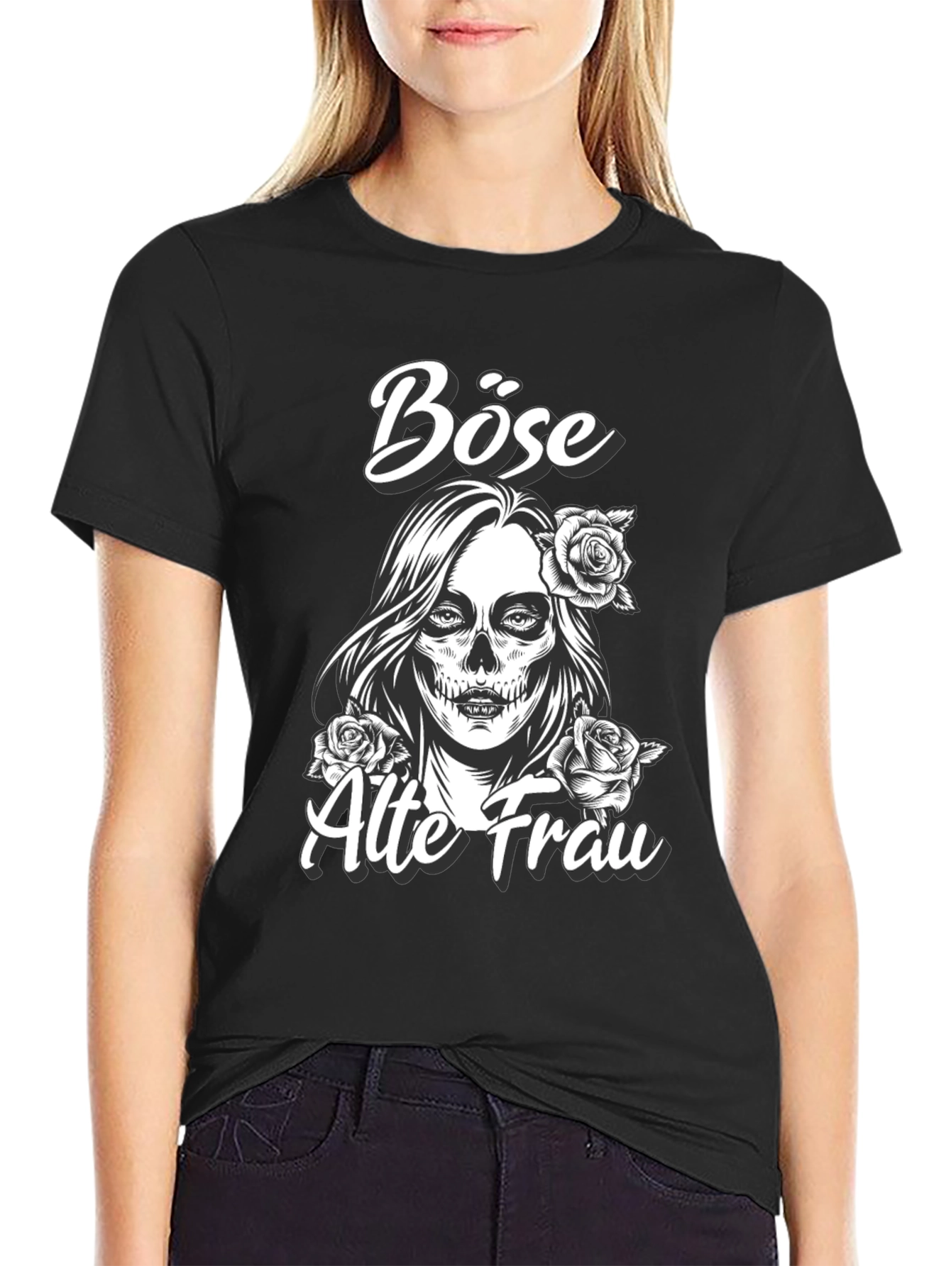 Böse Alte Frau Graphic Tee