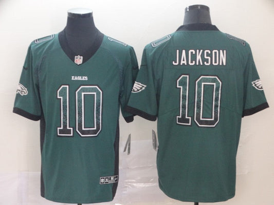 Men's Philadelphia Eagles Desean Jackson #10 Midnight Green Game Player Jerseys