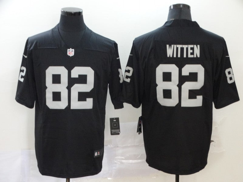 Men's Las Vegas Raiders Jason Witten #82 Black Game Jerseys