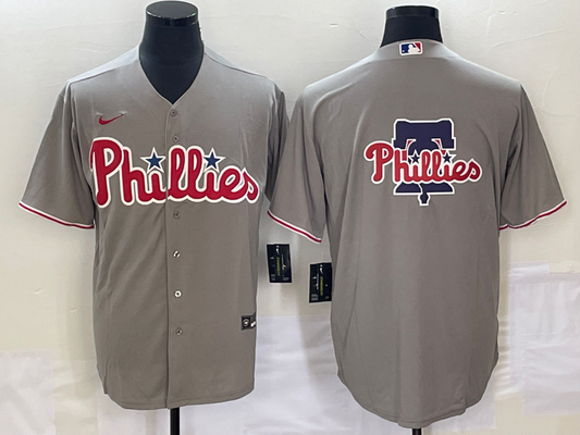 Men's Philadelphia Phillies Gray Replica Team Jerseys