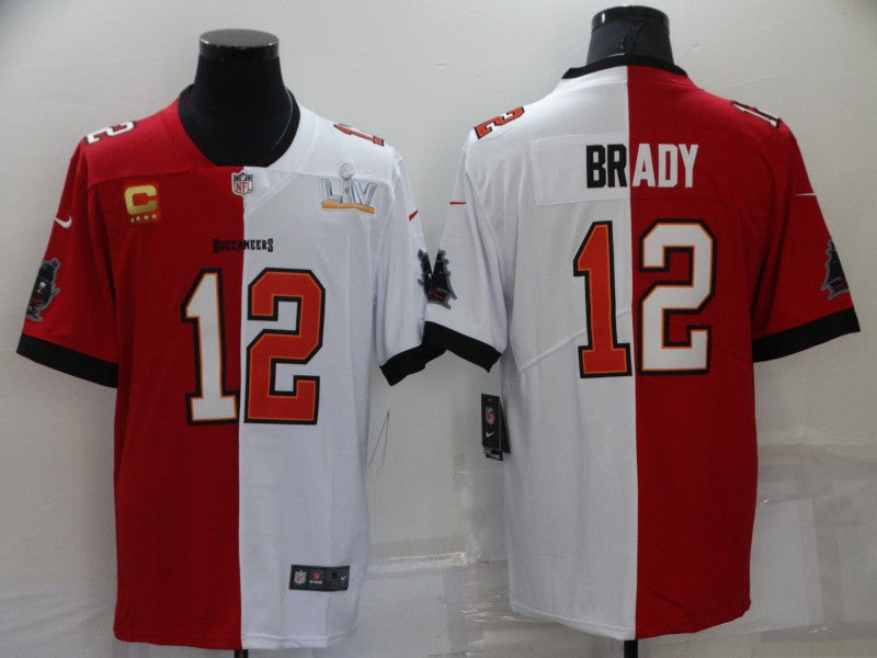 Men's Tampa Bay Buccaneers Tom Brady #12 Red/White Game Jerseys