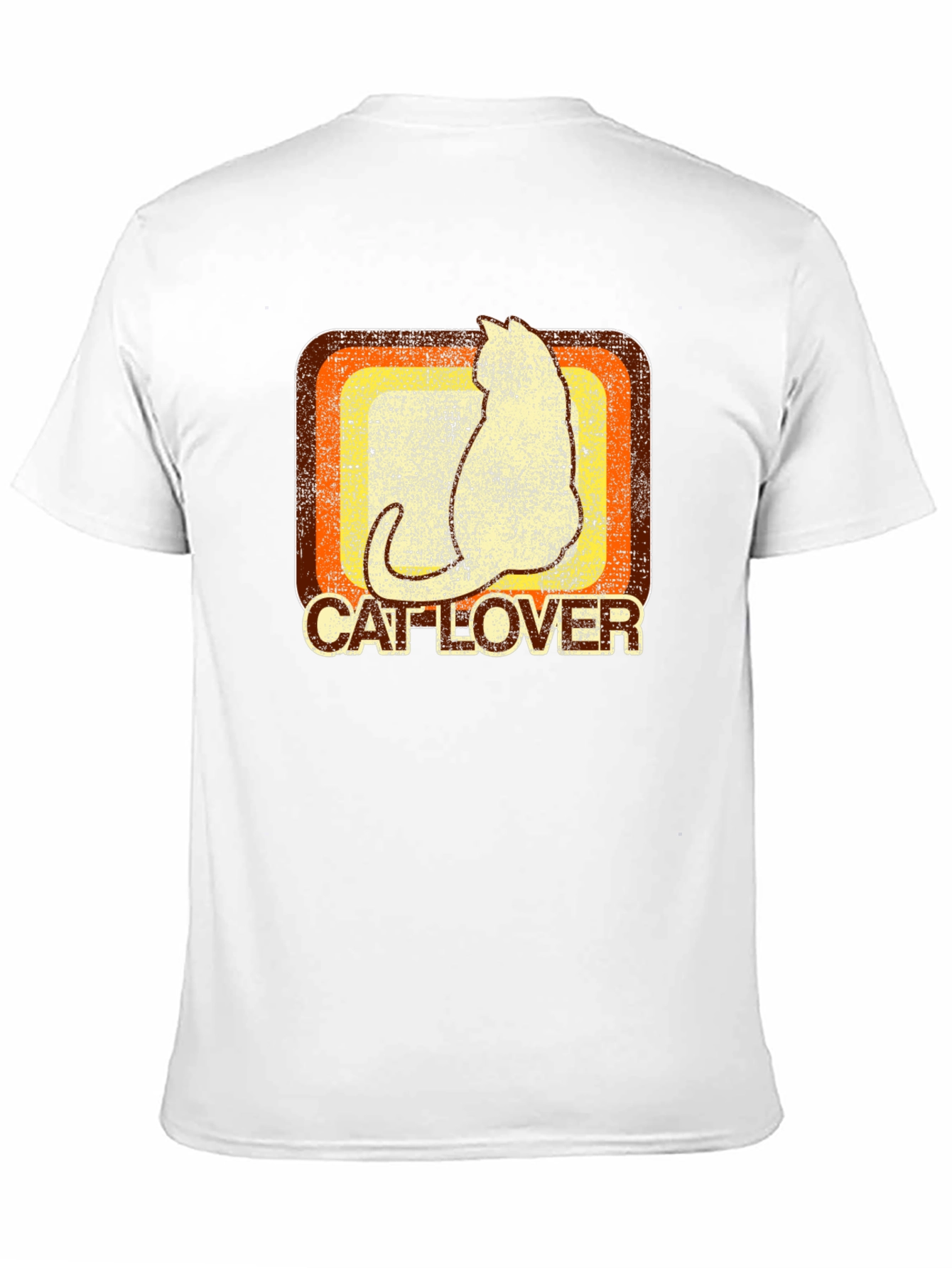 Retro Cat Lover Graphic T-Shirt