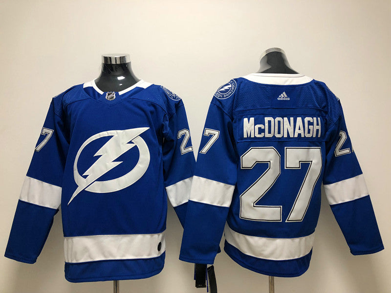Men's Tampa Bay Lightning Ryan McDonagh #27 Blue Player Jerseys