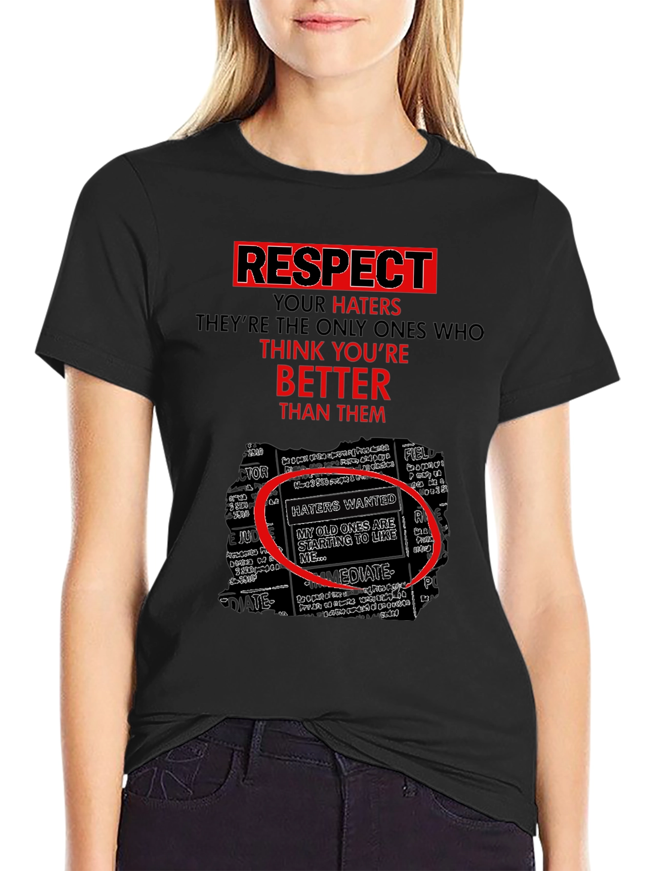 Respect Your Haters Graphic Tee