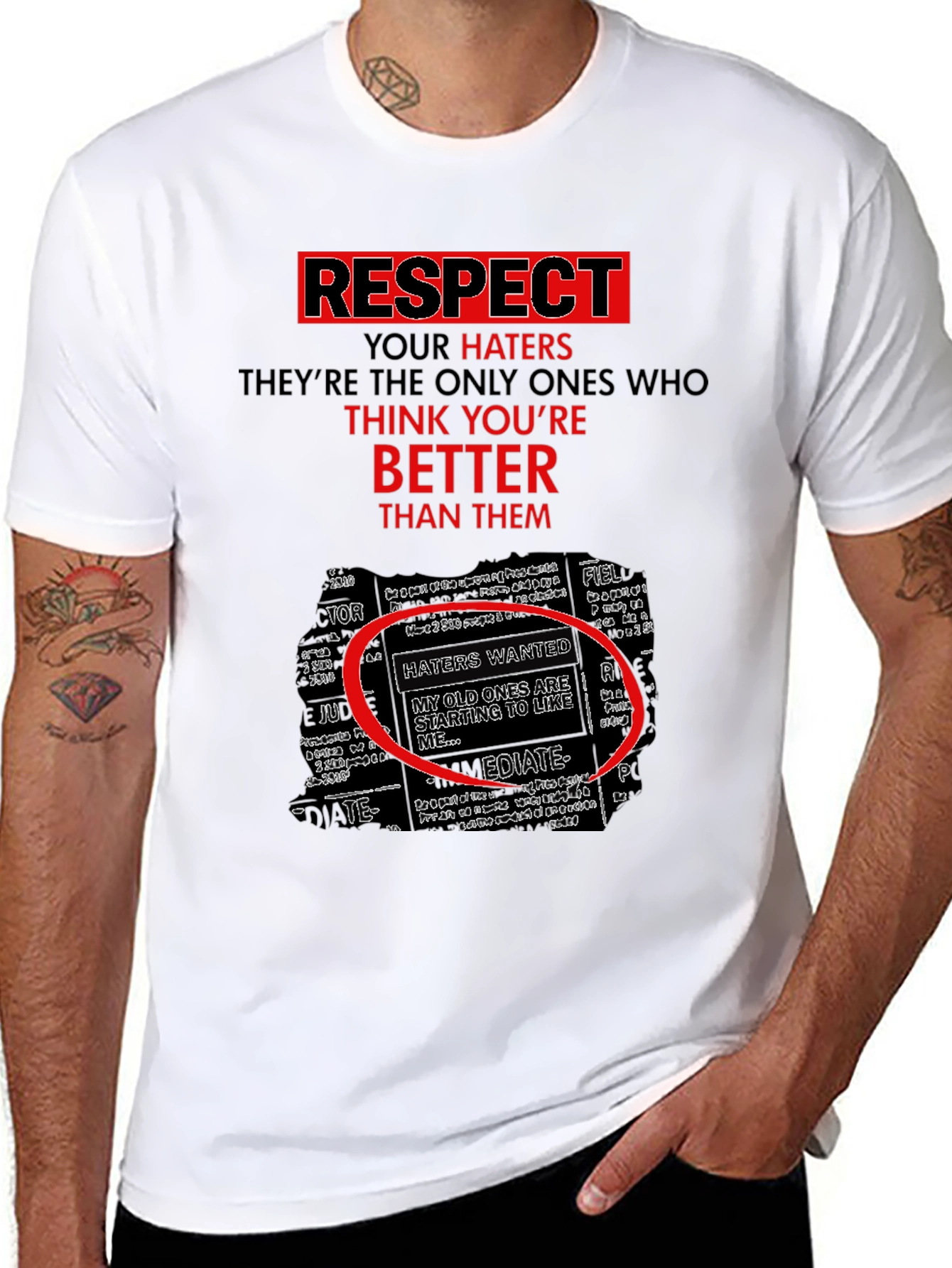 Respect Your Haters Graphic Tee