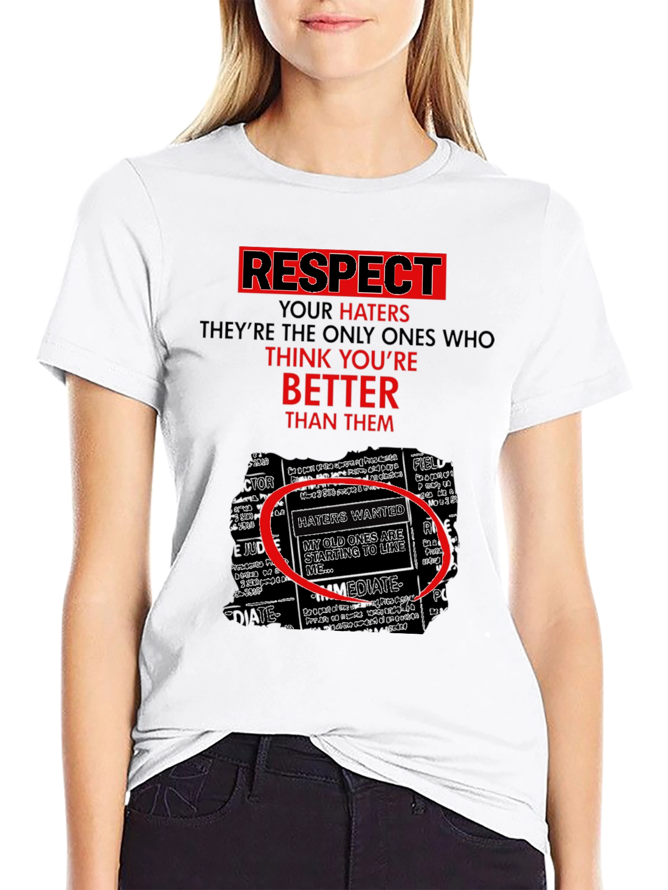 Respect Your Haters Graphic Tee