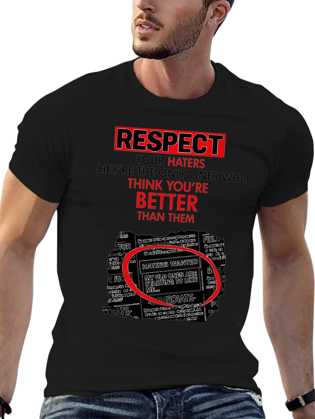 Respect Your Haters Graphic Tee