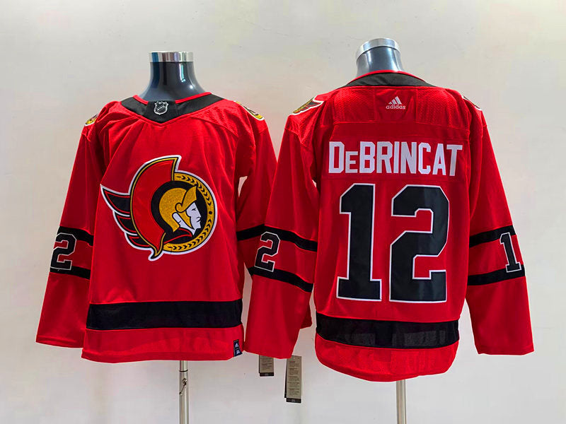 Men's Ottawa Senators Alex DeBrincat #12 Red Player Game Jerseys