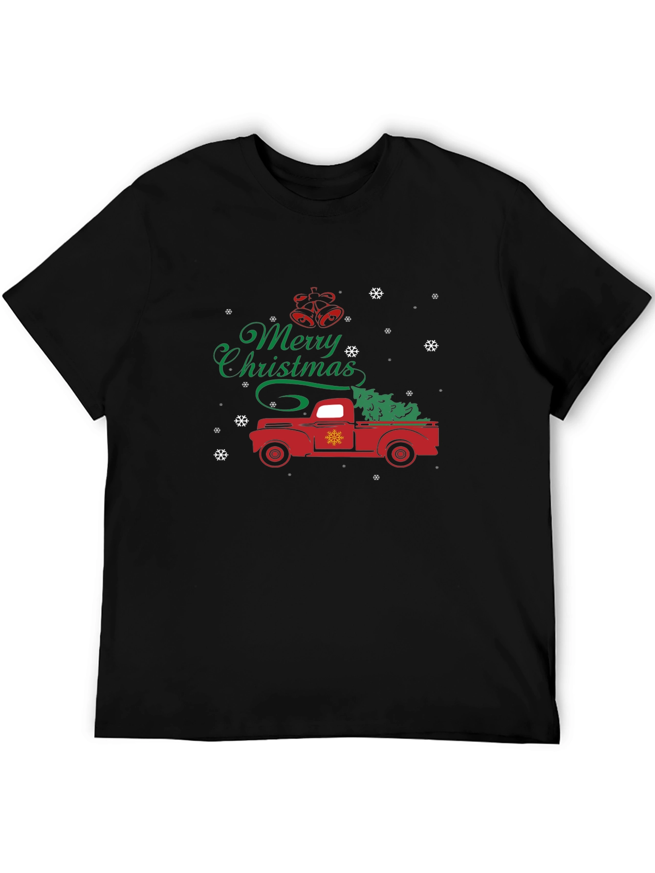 Merry Christmas Truck Graphic Tee