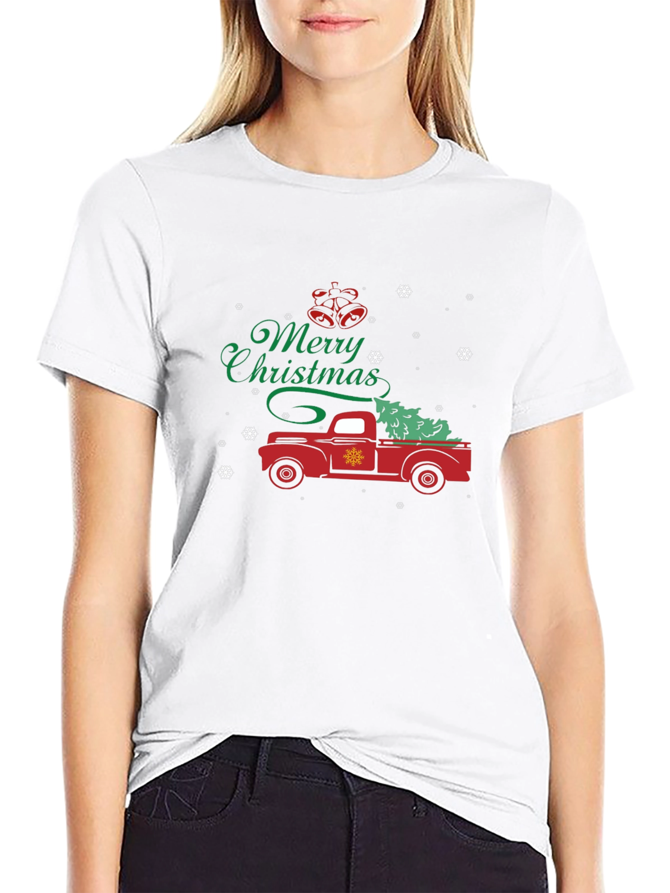 Merry Christmas Truck Graphic Tee