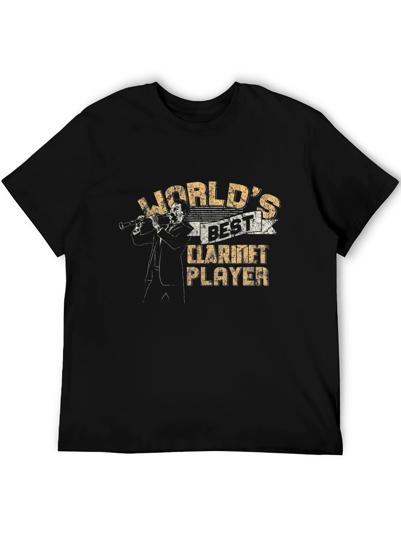 Worlds Best Clarinet Player Black Graphic Tee