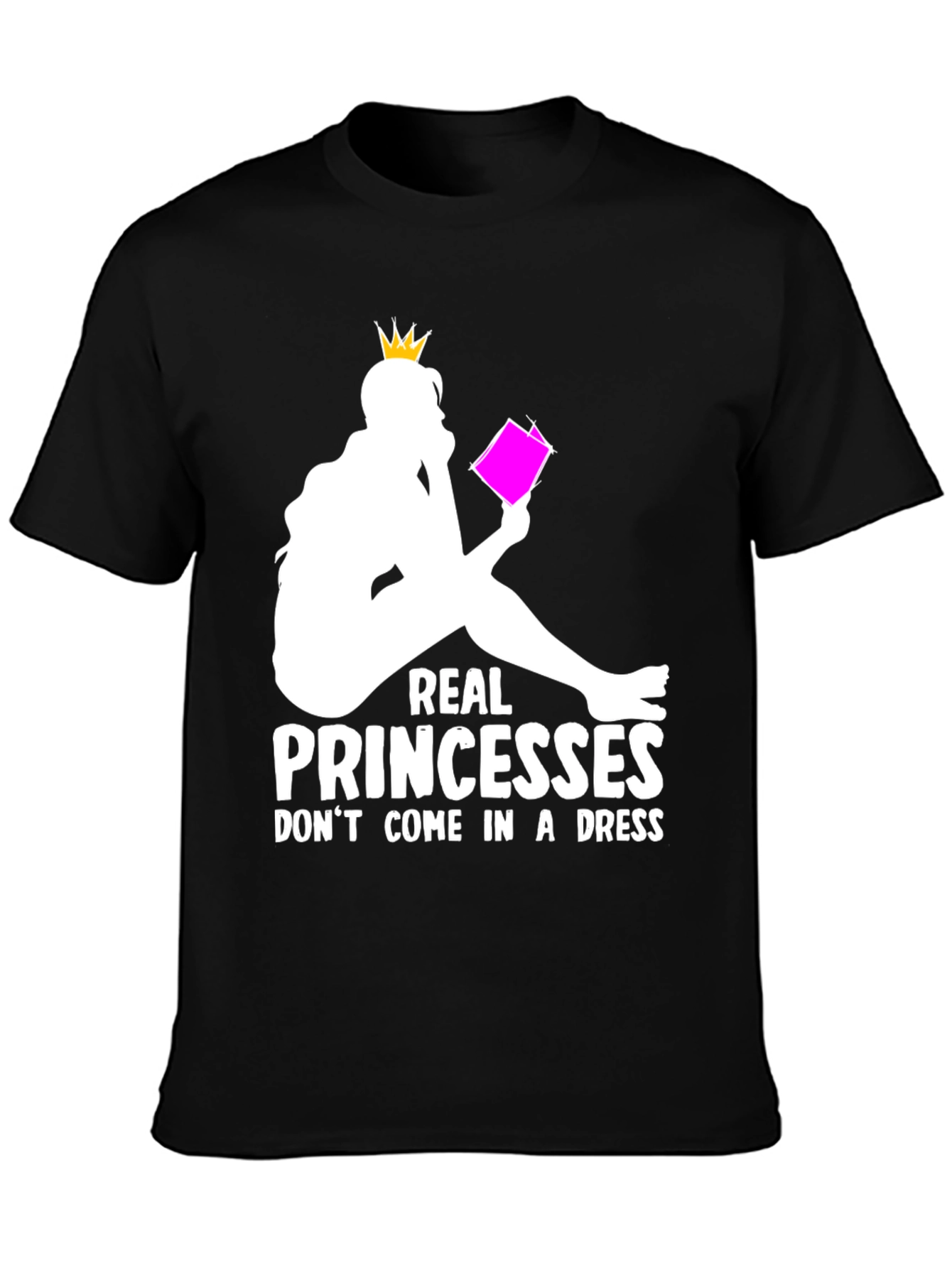 Real Princesses Read T-Shirt - Book Lover Apparel