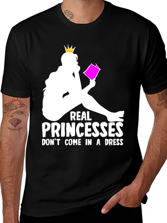 Real Princesses Read T-Shirt - Book Lover Apparel