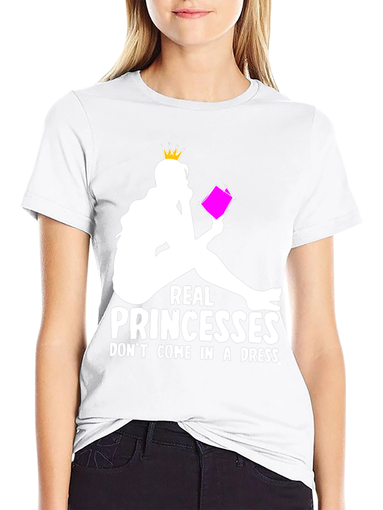 Real Princesses Read T-Shirt - Book Lover Apparel